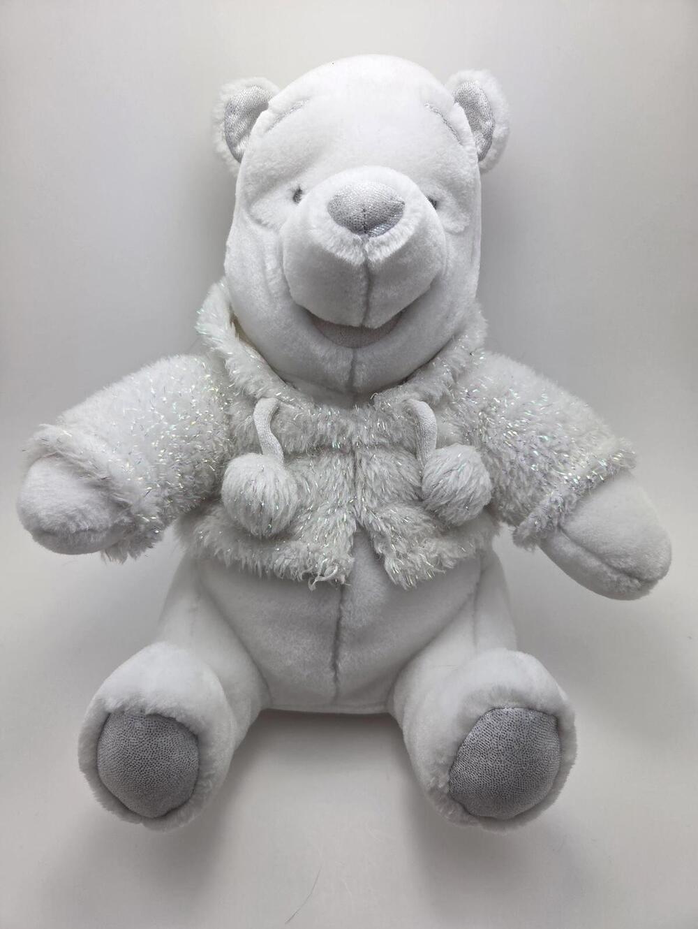 Disney White Winnie the Pooh Winter Wonderland White (13 inch)